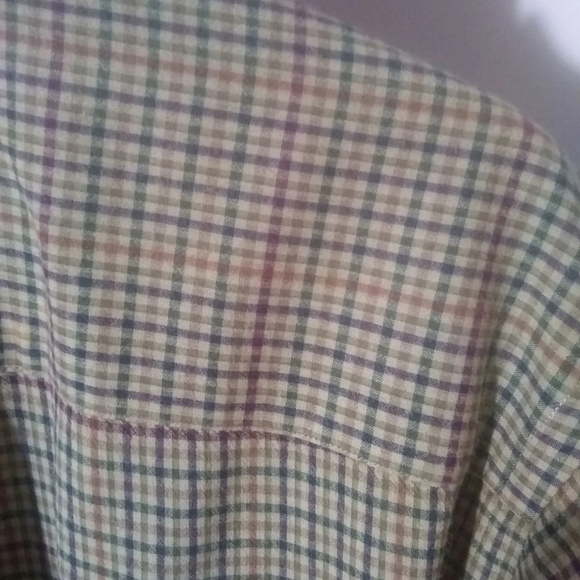 NAUTICA VINTAGE Y2K MENS BUTTON UP PLAID SHIRT - Picture 3 of 7